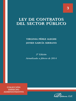 cover image of LEY DE CONTRATOS DEL SECTOR PÚBLICO